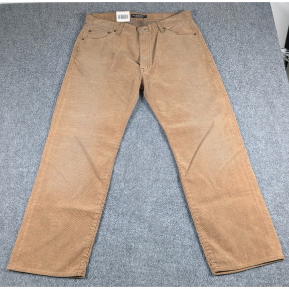 Vtg Ralph Lauren Polo Jeans Company Corduroy Hayden Pants Mens 36/30 Brown NWT - Picture 2 of 10